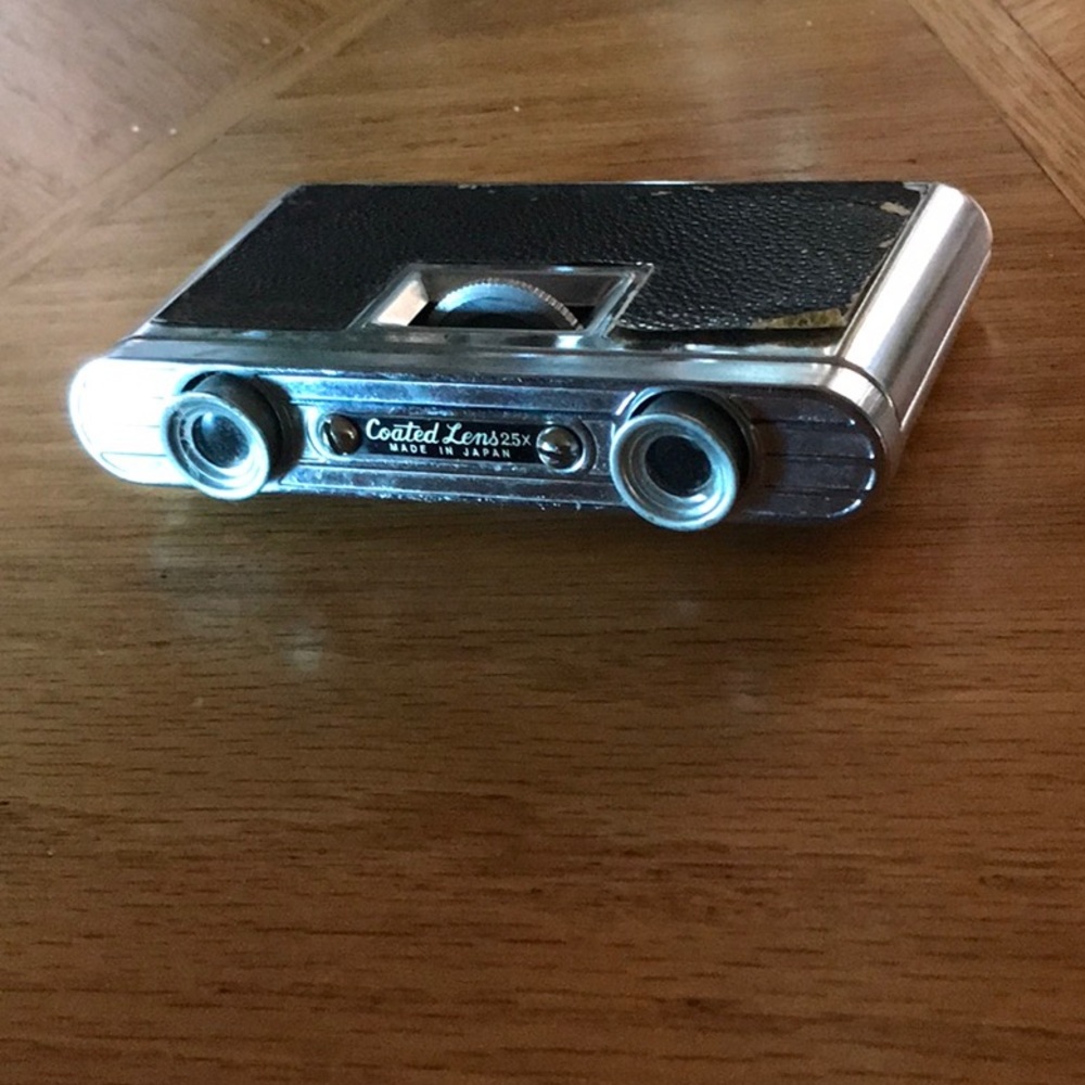 Vintage Folding Opera Glasses Pocket Binocular Theater 2.5x